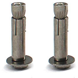 2 Stück M12 x 90 fein verarbeitete Hülsenanker aus 304 Edelstahl mit Sechskantkopf