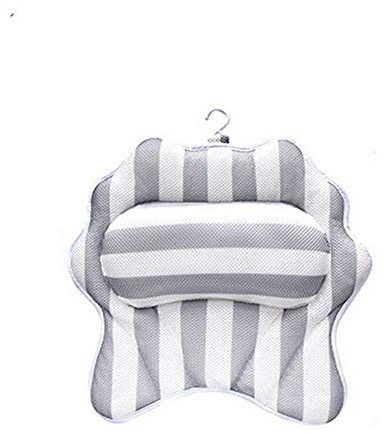 HAIBI Badewannenkissen, Nacken Zurück Unterstützung Schaum Komfort Spa Kissen Kissen Badewanne Saugnapf Anti Schimmel Schnell Trocken