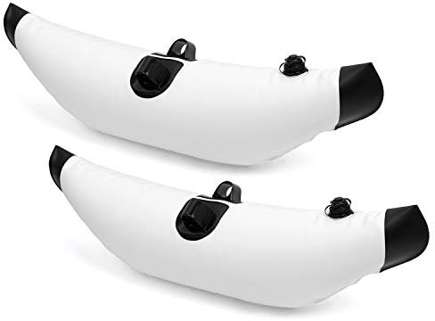 Lixada 2 Stück Kajak PVC Aufblasbarer Ausleger Schwimmer Kajak Boot Angeln Stehender Schwimmer Stabilisator