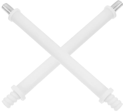 SEWOART Accesorios para Escobilla De Baño, 2 Conectores Plásticos para Mango Roscado, Piezas De Repuesto Duraderas para Escobilla De Inodoro En Uso Doméstico