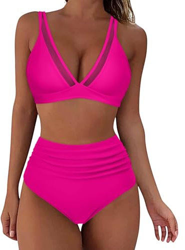 Damen unterwäsche Beachvolleyball Damen Slips mehrpack Baumwolle schwimmshirts high Waist Hose Schwimmanzug Hemd badeamzug Bikini Push up bauchweg Biniki Bikini Bustier Bad