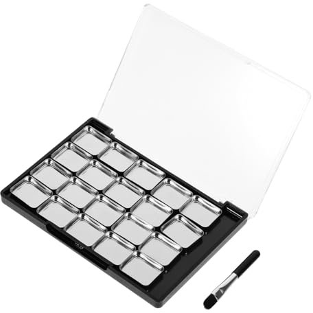 HAPINARY Magnetische Lidschattenpalette Mit Leeren Pfännchen Lidschattenschale Aus Robustem Material Für Make-up Kosmetische Schale Für Damen Für Reisen