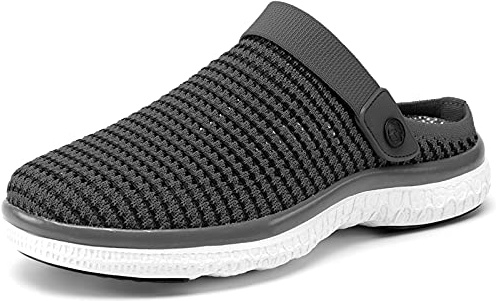Zuecos y Mules Mujer Hombre Zapatillas de Playa Piscina Sandalias Verano | Respirable Malla, Zapatos de Jardín, Antideslizante