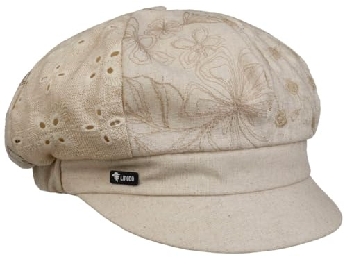 Lipodo Deonda Ballonmütze Schirmmütze geblümt Mehrfarbig Made in Italy Damen Frühling Sommer
