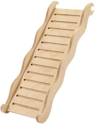 Échelle En Bois pour Hamster, Rampe pour Clapier à Lapin, Pont D'escalade pour Petits Animaux, Rampe D'escalade En Bois pour Cochon D'inde, Jouets pour Hamster, pour Hamster Nain pour Gerbille, L