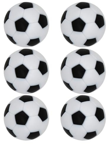 Kisangel Tischfußballbälle 23Mm Mini Ersatzball Set 6 Stück Für Kinder Und Erwachsene Tischkicker Zubehör Kompakt Leicht Für Spieltisch Und Party