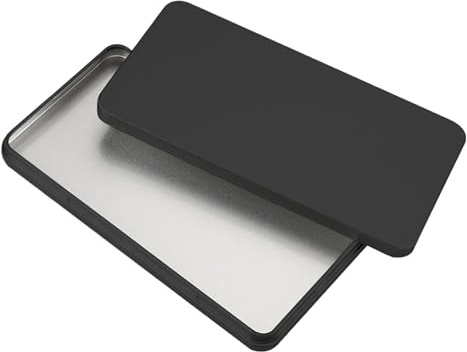 Caja De Dinero,Caja De Caudales Metálica - Estuche Organizador Resistente Con Tapa Para Aretes, Collares, Pendientes, Archivos, Depósito