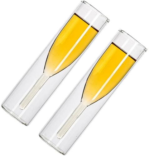 TOYANDONA 2pièces Gobelets à Bière de Verre pour Fête sur Thème Plage Accessoire de Bar Décorations pour Soirées