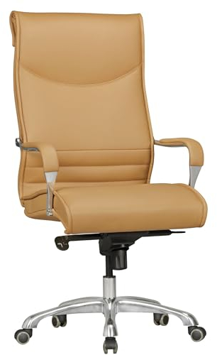 FineBuy Bürostuhl BIGBOSS Bezug Kunstleder Schreibtischstuhl bis 150 kg, XXL Chefsessel höhenverstellbar, Drehstuhl ergonomisch mit Armlehnen, Hochlehner mit Wippfunktion
