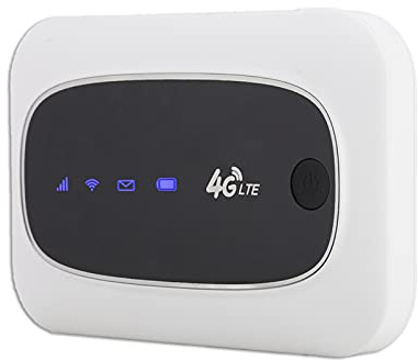 Bewinner 4G LTE Mobile WiFi Modem Mini Wireless Mobile Router Portable Pocket WiFi Router Hotspot for Indoor/Outdoor, Travel Partner Modem WiFi Gaming Router(White)
