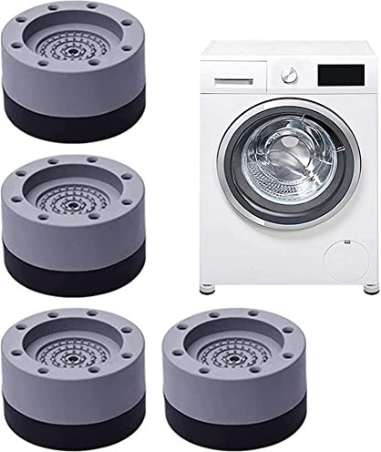 Universal Schwingungsdämpfer für Waschmaschinen & Trockner - anti Vibrationsdämpfer, Rutschfeste Anti Vibration Waschmaschine Füße, Antivibrationsmatte Waschmaschinen-Unterlage (A)