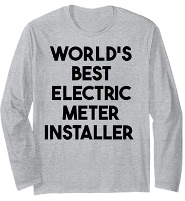 Meilleur installateur de compteurs électriques au monde Manche Longue