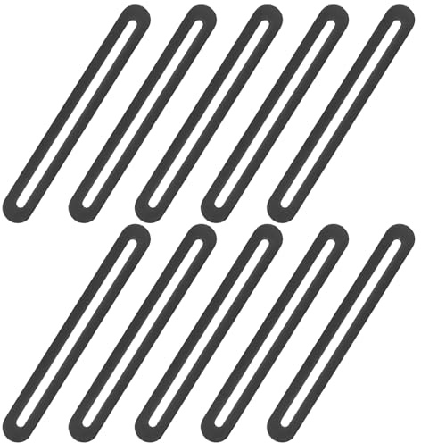 Adjustable Flat Mending Plate with Single Slot Hole, 10pcs 6 1/10 Slotted Flat Straight Mending Plate Support, Flat Fixing Slideable Bracket Connector for Wood Timber, Furniture, DIY Workbench