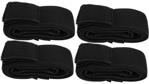 UKCOCO 4stücke Elastische Befestigungsbänder Mit Schlaufen Und Haken Selbstklebende Zurrbänder Zum Bündeln Von Spielzeug Sportgeräten Und Taschen Langlebig Und Praktisch