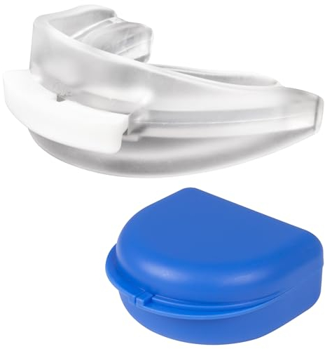 Nuvance Adjustable Anti-Schnarch-Mundstück-Komfortable Airflow Schnarchstopper -Nacht Relief von Schnarchen & Zähneknirschen |Airflow Schnarchen BPA-Free Bite Splint |Transparent Anti-Schnarch-Schiene