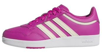 adidas Donna Hoops 4.0 Shoes, Fucsia Lucido Bianco Crema Bianco Ftwr Bianco, 41 1/3 EU