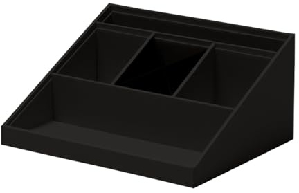 Rössler SOHO Skrivbordsorganisatör | Multifunktionellt skrivbordstillbehör med 6 fack | Perfekt som kontorsorganisatör, pennhållare eller organisationssystem | Utrymmesbesparande och handlimmad |
