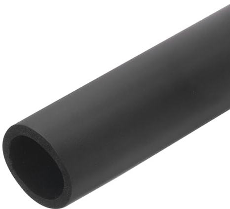 QUARKZMAN Rohrisolierung Schaumstoff Durchmesser 35mm Schwarze | 1 x 1m, Isolierstärke 6mm, Heizungsrohr Verkleidung, Für Fitnessgeräte Rohre Handhaben