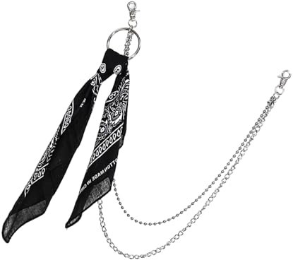 Hkfgdjdl Hosenkette, Punk, Jeans, Geldbörse, Schmuck, Uni, Bandana, Hose, Ornament, ästhetische Kette für den Alltag und Partys