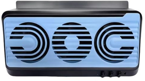 Luobannm Enfriador de Ventanas Solar para Auto, Ventilador de 3 Ventiladores para SUV, Que Promueve la Circulación del Aire.