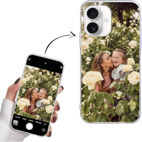 König Design Handyhülle mit Foto für Apple iPhone 17 - Personalisierte Hülle, selber gestalten, mit Bild - Schutzhülle aus weichem TPU Silikon Gel Material