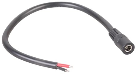 Hangsu Stabile 18AWG DC5521 Connettore Femmina Cavo di Alimentazione Filo Elettrico Adatto per Illuminazione a LED e Dispositivi Elettronici Linea di Trasmissione Corrente Diretta