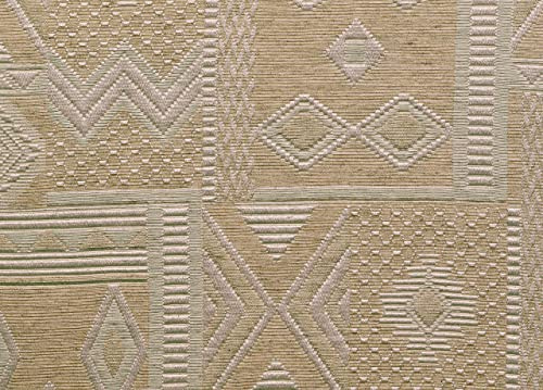BIANCHERIAWEB Copritavolo Salotto/Cucina Jacquard Modello Mexico Made in Italy 140x240 Beige