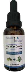 The Ear Doctor | 30ml Ear Wax Removal Drops | 100% Pure and Natural | Ear Wax Removal Kit | Reduces Need for syringing | Ear Irrigation and Gentle Removal of Hardened Ear Wax | Dropper Applicator