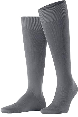 FALKE Herren Kniestrümpfe Energizing Cotton M Kh Baumwolle mit Kompression 1 Paar, Grau Pavement 3828, 47-48