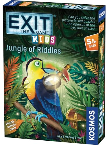 EXIT: The Game - Kids - Jungle of Riddles | Brainteasers | Kinderaktivität | Kooperatives Spiel für Kinder