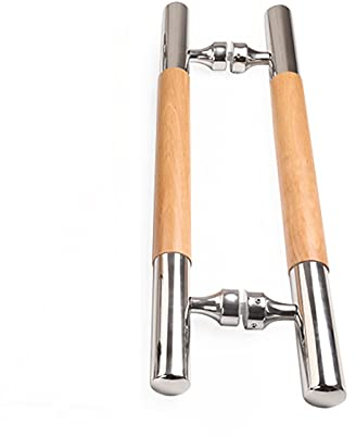 LEGZIT Edelstahl-Türgriff,Glastür SOID-Holz-Zuggriff,Glas-Schiebetürgriff,Hotel-Haustür-Handlauf,gerahmter Türgriff/B / 800 mm