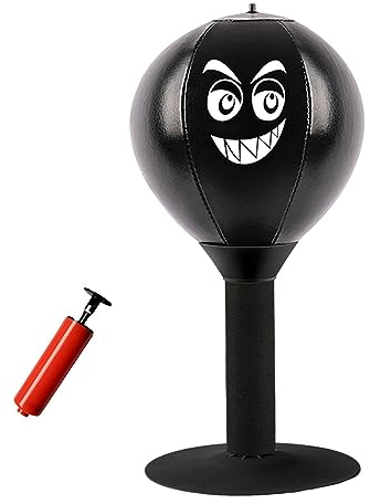 Dickly Desktop-Boxsack, Boxball, sofortiger Sprung, freistehender Entlastungsball, Stressabbau für Boxübungen, Jungen, Ihn, Kinder