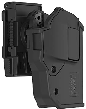Sig P320 hölster 360° rotation, OWB-hölster för Sig Sauer P320 M17 M18 Taurus G3 yttre taktiskt hölster i midjan Anto Lock retentionsnivå 2 indexfinger frigörs för högerhänta