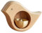 Bell for Door Opening, Magnetic Type Bird Shape Crisp Sound Wooden Bell, Entry Doorbell Gate Bell Chime with Brass Bell, Hanging Bell for Door Entrance Fridge Shop(Size:10x8cm)