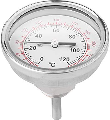 Lybunair Ofenthermometer, 0–120 °C/–248 °F, Hochtemperatur-Bimetall-Thermometer mit sofortiger Ablesung, Küchen-Kochthermometer 2,4 Zoll