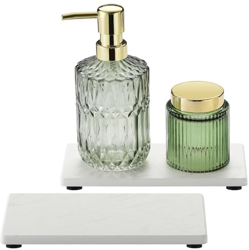 Lot de 2 Tapis de séchage en Pierre de diatomite pour comptoir de Cuisine, Plateau de Savon Absorbant l'eau, Tapis de Robinet en Pierre pour Salle de Bain, Protection Contre Les éclaboussures à
