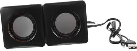 Veemoon Mini Haut-Parleur USB Portable pour Ordinateur Bureau Compatible Smartphone Et Tablette Compact Et Léger pour Ecoute Mobile