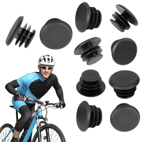 Endstopfen für Fahrradgriffe, Endstopfen für Mountainbike-Lenker | 10 Stück staubdichte Fahrradgriff-Endstopfen,wasserdichte Fahrradgriff-Endstopfen, Fahrradlenker-Endstopper für Rennrad