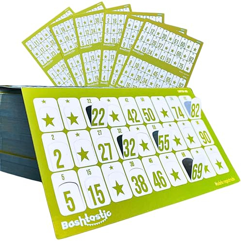 Bashtastic 504 Fustellied Tomble Mappar - Gravlådor, Återanvändbara, numrerade och olika för klassisk grav. Markera siffror för graven med fingret.