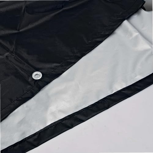 WERKA PRO Housse de Protection Renforcée pour Plancha 75 x 55 x 25 cm | Aluminium, imperméable, sécurisé, usage extérieur et cuisine, tissu oxford 420D