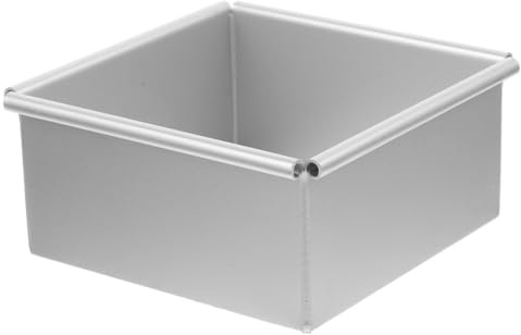 CIYODO Teglia per Torte Quadrata in di Alluminio con Removibile Antiaderente Stampo da Forno per Dolci e Mousse Utensile da Cucina per Uso e Professionale