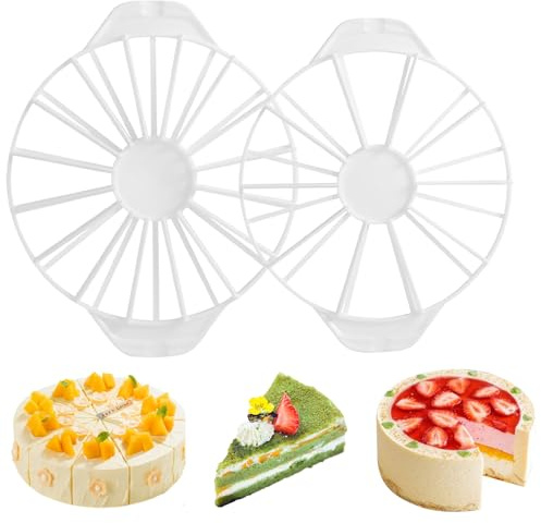 lomdung Diviseur de Gâteau, 2 Pièces, 10/12/14/16 Parts