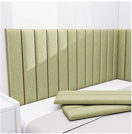 Panneaux muraux rembourrés auto-adhésifs anti-collision Tête de lit capitonnée pour chambre à coucher Sécurité et décoration