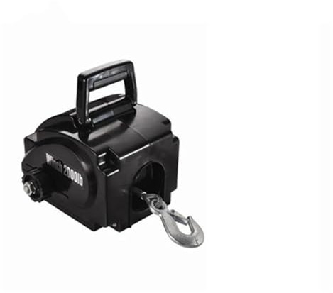 Treuil 2000lbs Portable Bateau/Yacht Treuil Électrique Tracteur De Bateau En Caoutchouc Treuil 12v for Voitures, Amélioration De L'habitat, Manutention De Cargaison pour tout-terrain
