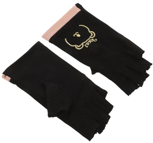WEKADRIN UV Protection Manicure Gloves Reusable Fingerless Gloves for Nails for Nail Art Salon Use and UV Light Exposure