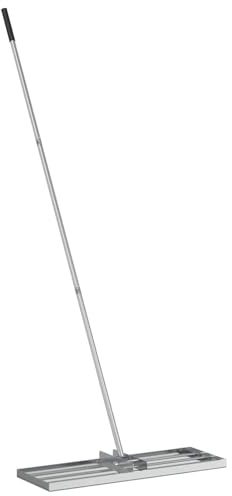 Gecheer Livellatore da Giardino 75 x 25 x 200 cm, Rastrello Super Versatile, Finitura Spazzolata, Impermeabile, Giardinaggio e Terrazzi