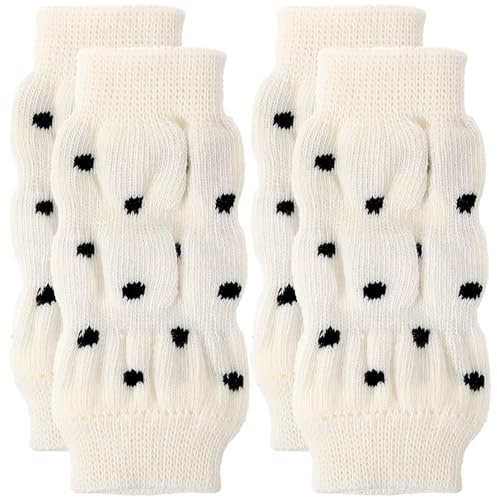 Alasum 4 Stück Pack Hunde Beinstulpen L Elastische Warme Beinwärmer für Haustiere aus Leichtem Material rutschfeste Ellenbogenschützer für Hunde Schutz gegen Schmutz und Kauen für Kalte