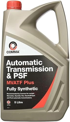 Comma Fully Synthetic Automatic Transmission & Power Steering Fluid Oil MVATF 5L 5 LITRE
