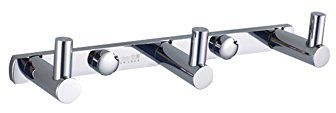 Aothpher Wand montiert Messing Handtuch Haken Badezimmer Haken, Handtuch Rack 3 Hooks chrom