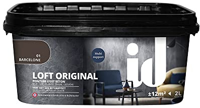 Peinture décorative LOFT BETON ORIGINAL 2L BARCELONE - ID Paris
